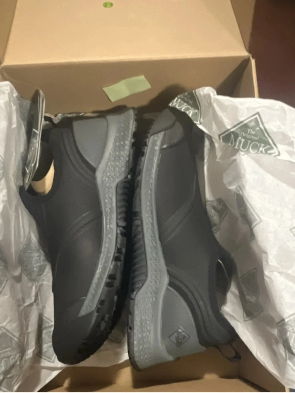 Men's Black Rain & Snow Slip-On Waterproof Boots